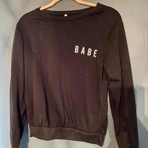 Pullover sweatshirt